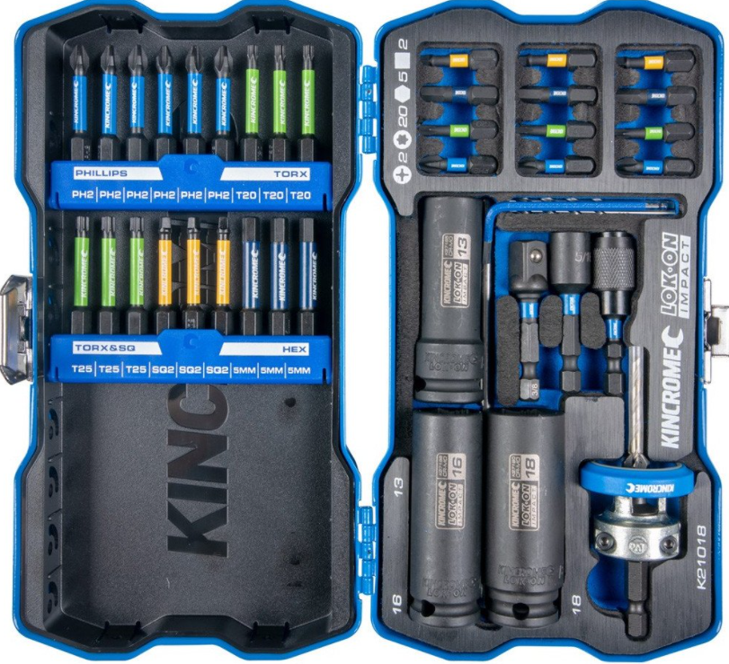 KINCROME 41 PCE IMPACT BIT DECK SET